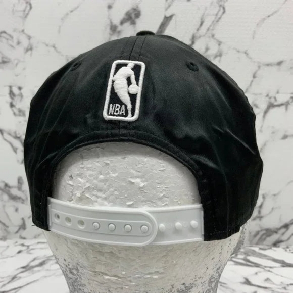 Men's New Era Cap Glossy Black Golden State Warriors 9FIFTY NBA NWT - Picture 4 of 5